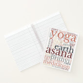 CHOISISSEZ LE STYLE PAPIER | Yoga Word Art Carnet  (Intérieur)