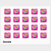 Choisissez MyPlate Sticker - Magenta (Feuille)