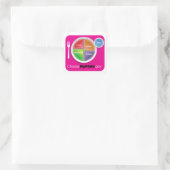 Choisissez MyPlate Sticker - Magenta (Sac)