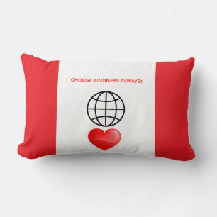 choisissez toujours la gentillesse oreiller lombai