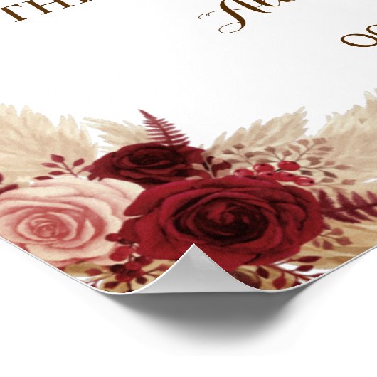 Choisissez un siège pas un côté Pampas Poster Mari (Coin)