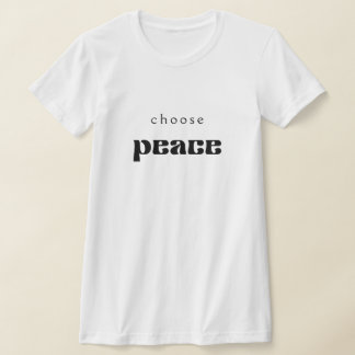 Choisissez un T-shirt Peace
