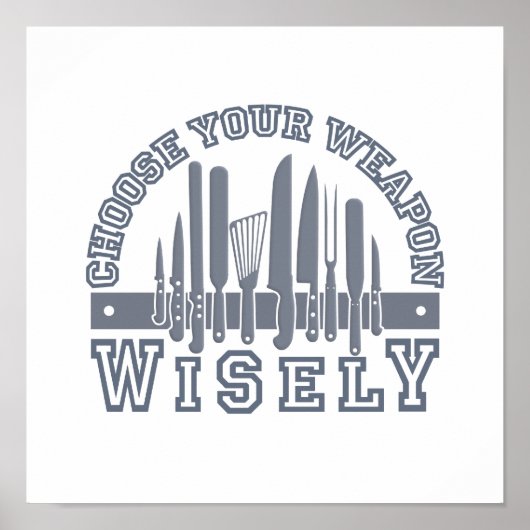Choisissez votre affiche personnalisée Arme (Devant)