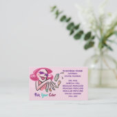 Choisissez votre Carte de visite de salon de clou  (Debout devant)