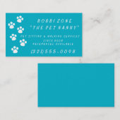 Choisissez votre carte se reposante d'empreinte de (Devant / Derrière)