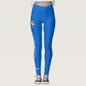 CHOISISSEZ VOTRE COULEUR Soccer Team Leggings avec (Devant)