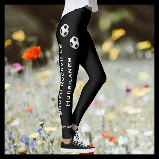 CHOISISSEZ VOTRE COULEUR Soccer Team Leggings avec