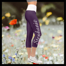 CHOISISSEZ VOTRE COULEUR Yoga capri leggings perso