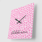 Choisissez votre horloge murale de girafe de (Angle)