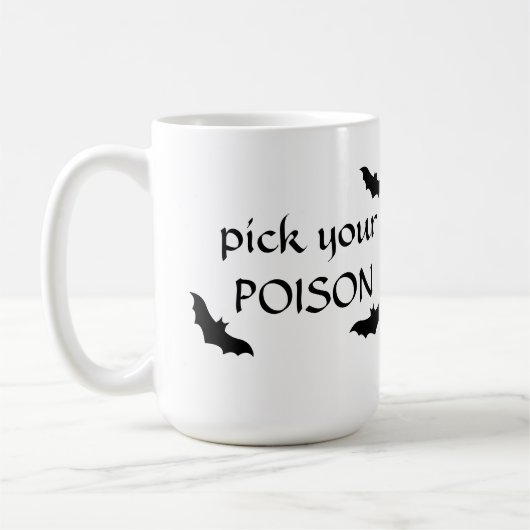 Choisissez votre POISON Halloween Mug (Gauche)