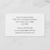 Choisya Autumn 2 vierkante visitekaartje wit (Achterkant)