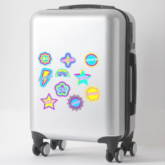 Choix amusant de l'enseignant récompensé Sticker P (Sur valise)