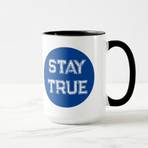 Choix Blue Dot Mug café noir et blanc