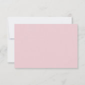 Choix de menu de mariage aux fleurs roses blush vi (Dos)