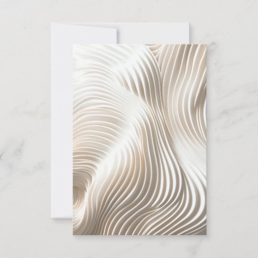 Choix de repas mariage en marbre doux RSVP (Devant)