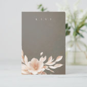 Choix de repas romantique à mariage floral RSVP (Debout devant)