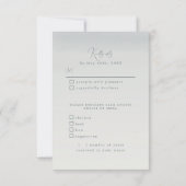 Choix de repas RSVP d'ancrage maritime (Dos)