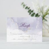 Choix de repas RSVP | Lilac Aquarelle (Debout devant)