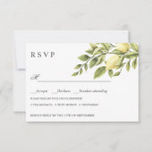 CHOIX DE REPAS RSVP POUR LE MARIAGE DE citrons et  (Devant)