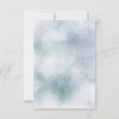 Choix de repas RSVP | Silver Blue Winter Wonderlan (Dos)