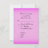 Choix du menu Couleur rose (Devant)