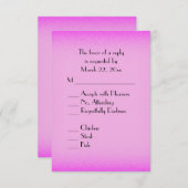 Choix du menu Couleur rose (Devant / Derrière)