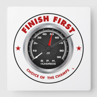Choix 'Finir Premier' des champions Horloge murale