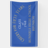 Choix populaire ! Bannière de réunion de CINQUANTE (Vertical)