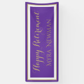 Choix populaire ! Bonne bannière de retraite en vi (Vertical)