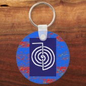 CHOKUREI Reiki Basic Healing Symbol SJABLOON gift Sleutelhanger (Voorkant)