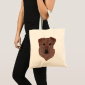 Cholcolate Brown Labrador Retriever Tote Bag (Voorkant (product))