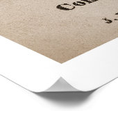 Cholera Medicine Broadside print 1870 (Hoek)