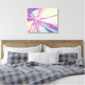 Cholesterol kristal canvas afdruk (Insitu (Slaapkamer))