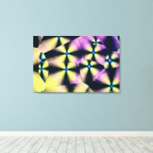 Cholesterolkristallen Canvas Afdruk (Insitu (Houten vloer))