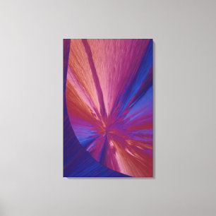 Cholesterolkristallen Canvas Afdruk