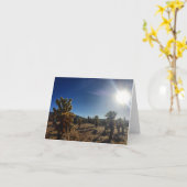cholla notecard kaart (Gele Bloem)