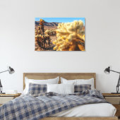 Chollas springen canvas afdruk (Insitu (Slaapkamer))
