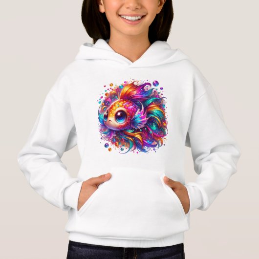 Cholorful chibi fish in rainbowors (Devant)