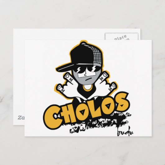Cholos van BuDu Briefkaart (Voorkant / Achterkant)