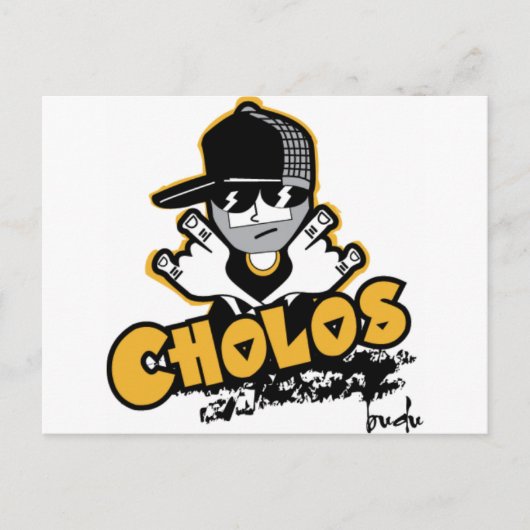 Cholos van BuDu Briefkaart (Voorkant)