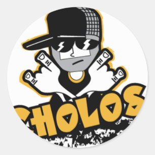 Cholos van BuDu Ronde Sticker