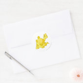 Chomby Gold Ronde Sticker (Envelop)