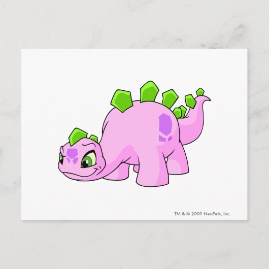 Chomby Pink Briefkaart (Voorkant)