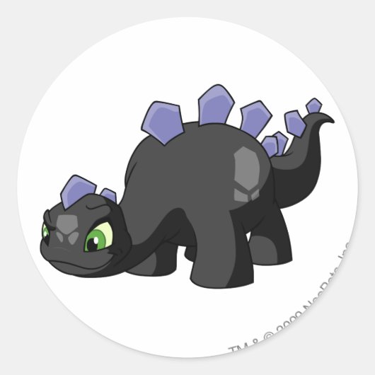 Chomby Shadow Ronde Sticker (Voorkant)