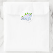 Chomby Striped Ronde Sticker (Tas)