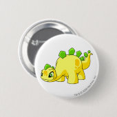 Chomby Yellow Ronde Button 5,7 Cm (Voorkant /achterkant)