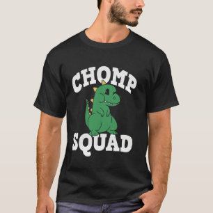 Chomp Squad Dino Verjaardag T-shirt