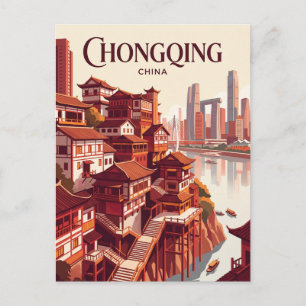 Chongqing China Briefkaart