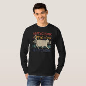 Chonk Cat Chonk Meme Fat Cat Retro Heftychonk T-shirt (Voorkant volledig)