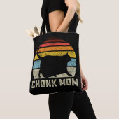 Chonk Cat Ma Scale Meme Funny Retro Style Mam C Draagtas (Dichtbij)